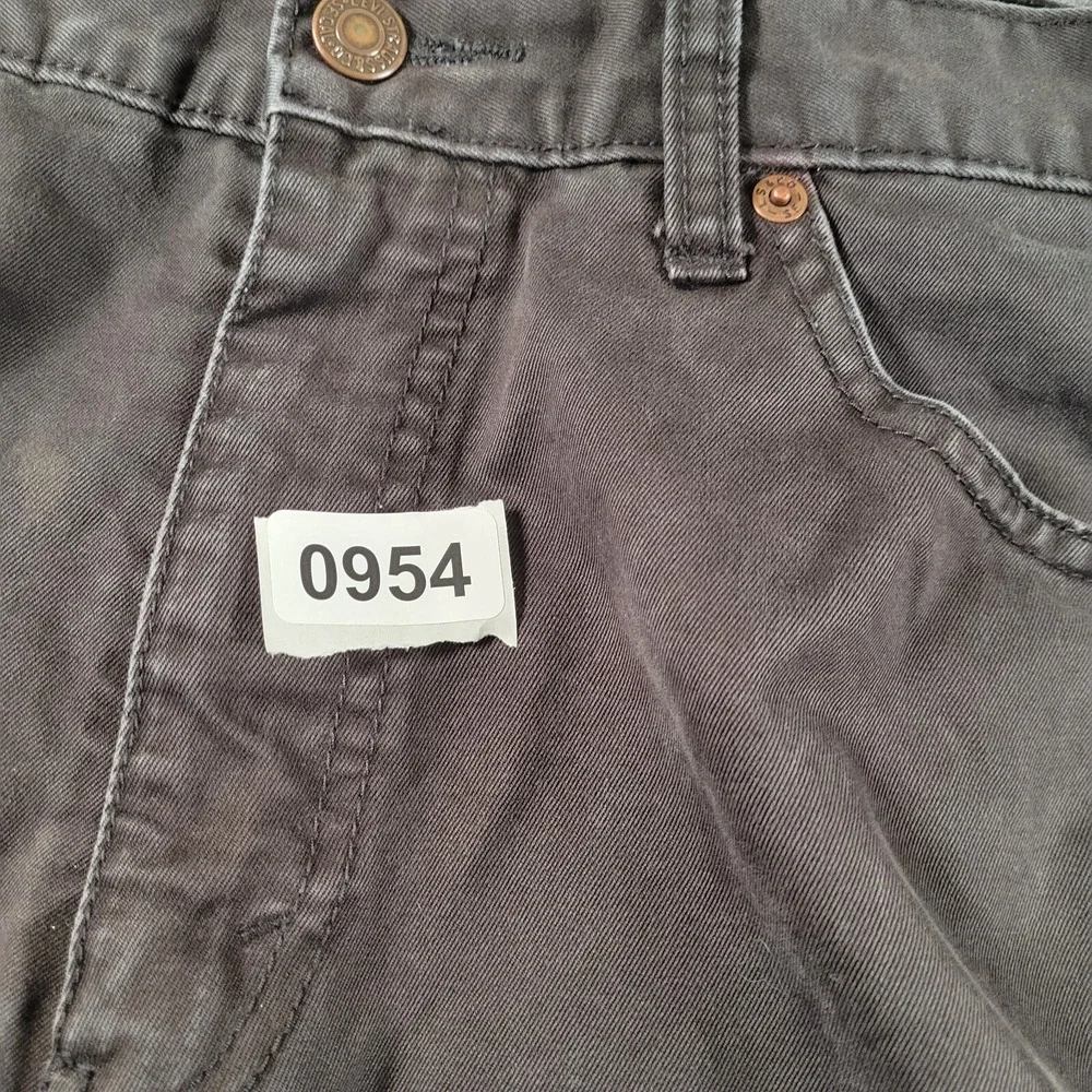 Levi's 751 Jeans Men's (Label 34x34) Regular Fit Black 100%‎ Cotton